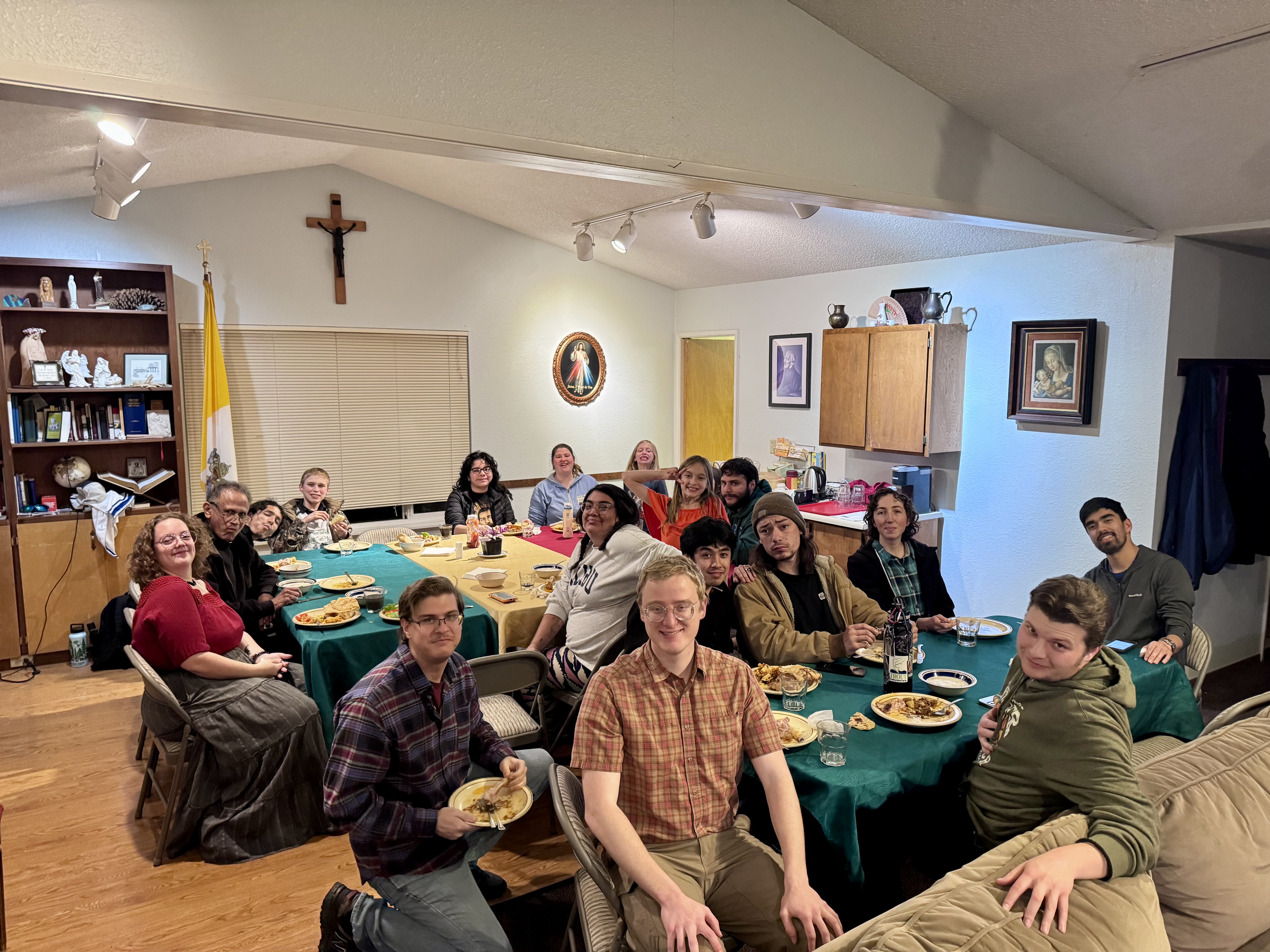 Adoration, Dinner, and Game Night